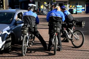 politie op fietsen